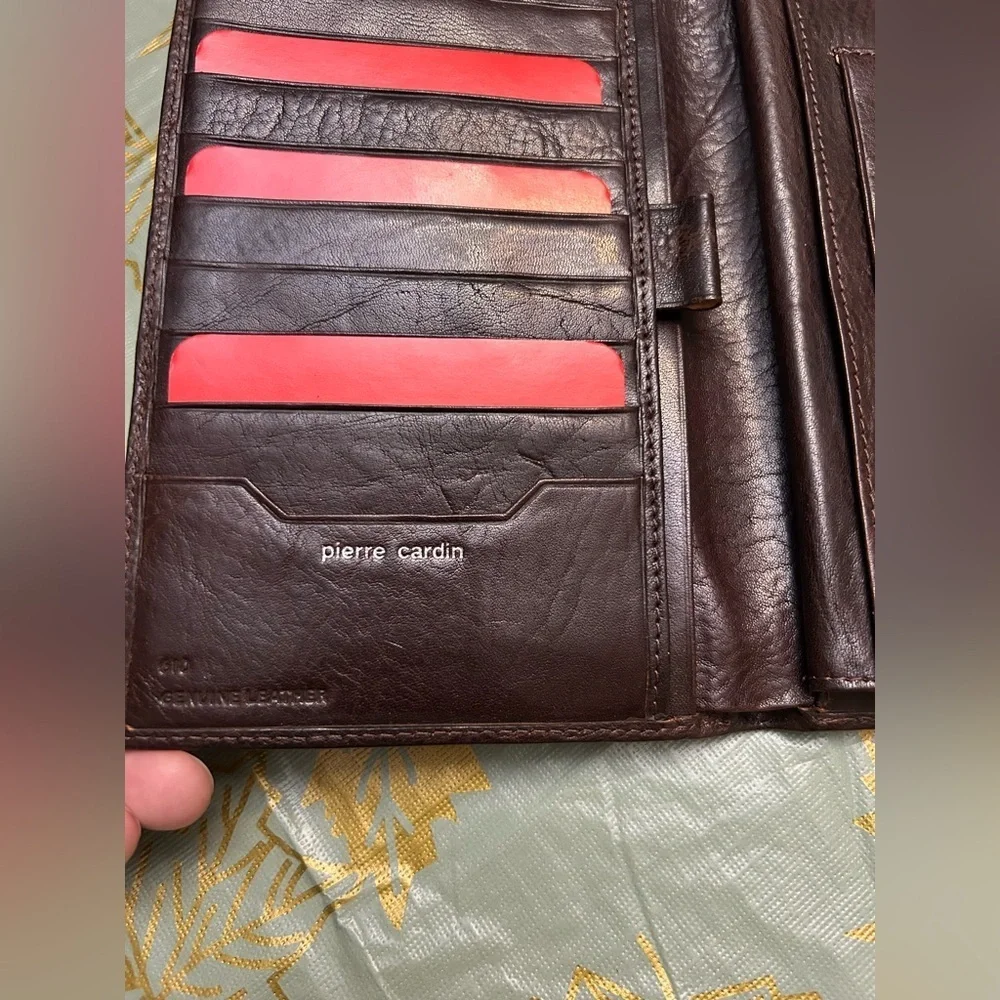Pierre Cardin Dark Brown Leather Wallet